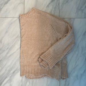 Altar’d State Scalloped Chenille Sweater